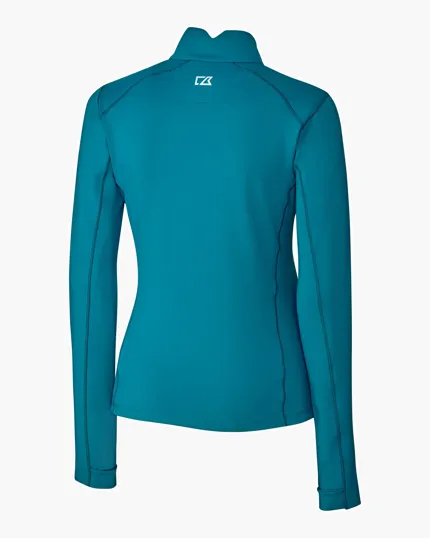 Traverse Recycled Smooth Stretch Women's Quarter Zip Pullover — view 32