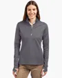 Traverse Recycled Smooth Stretch Women's Quarter Zip Pullover — view 2