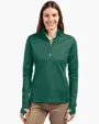 Traverse Recycled Smooth Stretch Women's Quarter Zip Pullover — view 3