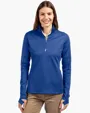Traverse Recycled Smooth Stretch Women's Quarter Zip Pullover — view 6