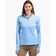 Traverse Recycled Smooth Stretch Women's Quarter Zip Pullover — view 40