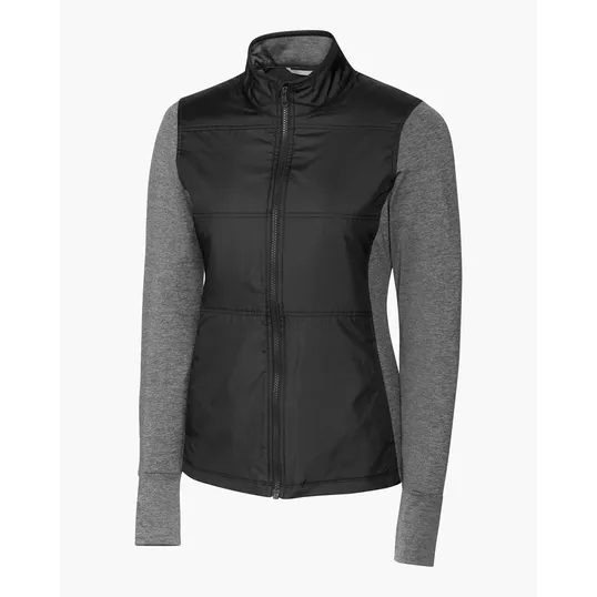 Stealth Recycled Hybrid Quilted Women's Windbreaker Jacket — view 4