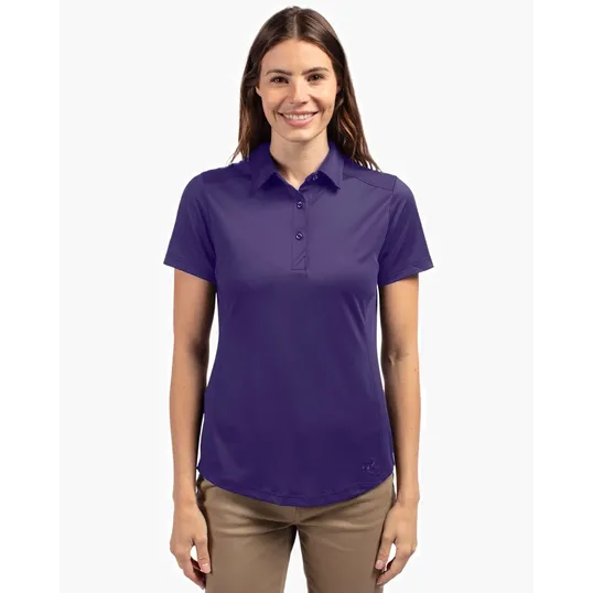 Prospect Recycled Featherlight Stretch Women's Polo — view 8