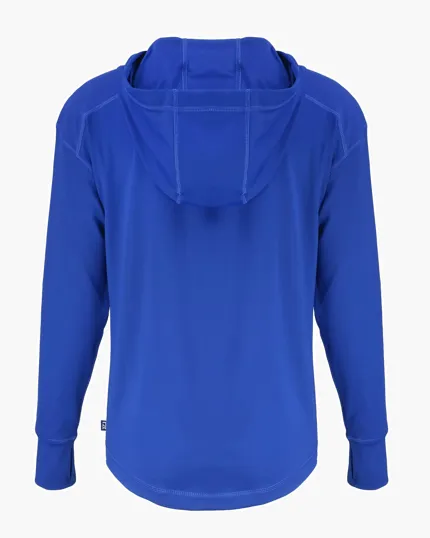 Daybreak Recycled Womens Half Zip Hooded Pullover — view 14