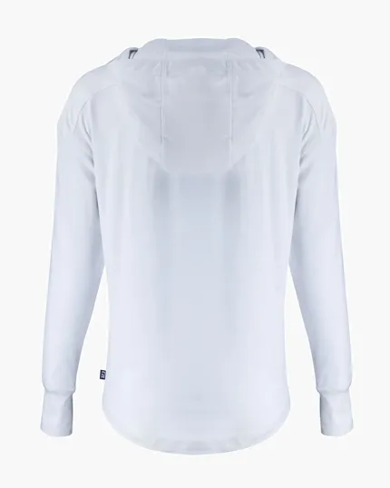 Daybreak Recycled Womens Half Zip Hooded Pullover — view 15
