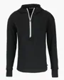 Daybreak Recycled Womens Half Zip Hooded Pullover — view 2