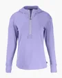 Daybreak Recycled Womens Half Zip Hooded Pullover — view 4