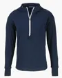 Daybreak Recycled Womens Half Zip Hooded Pullover — view 5