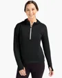 Daybreak Recycled Womens Half Zip Hooded Pullover — view 16