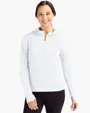 Daybreak Recycled Womens Half Zip Hooded Pullover — view 20