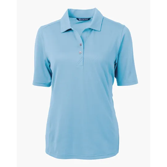 Virtue Recycled Featherlight Pique Womens Polo — view 19