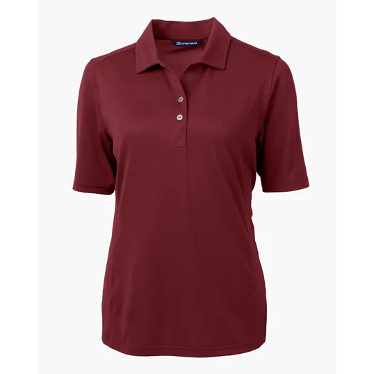 Virtue Recycled Featherlight Pique Womens Polo — view 21