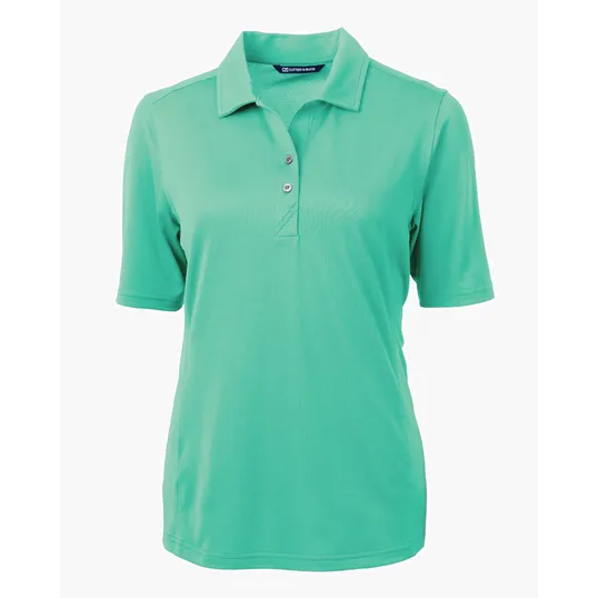 Virtue Recycled Featherlight Pique Womens Polo — view 25