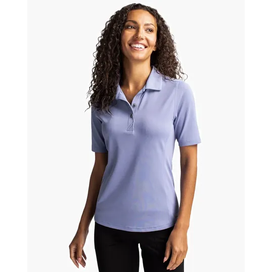 Virtue Recycled Featherlight Pique Womens Polo — view 8