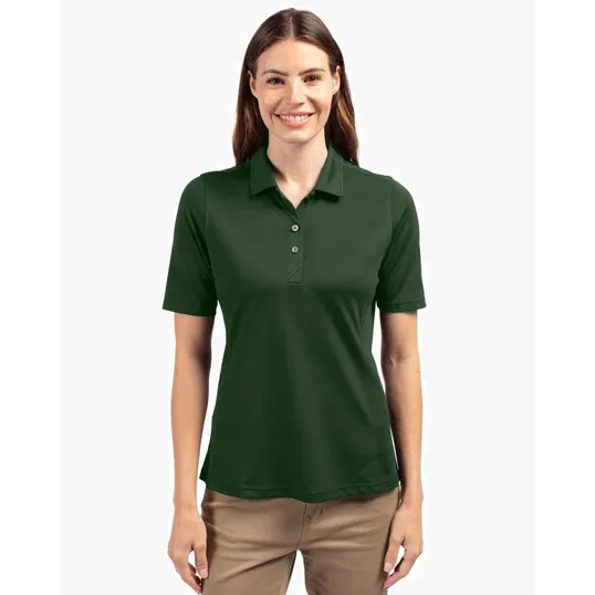 Virtue Recycled Featherlight Pique Womens Polo — view 9