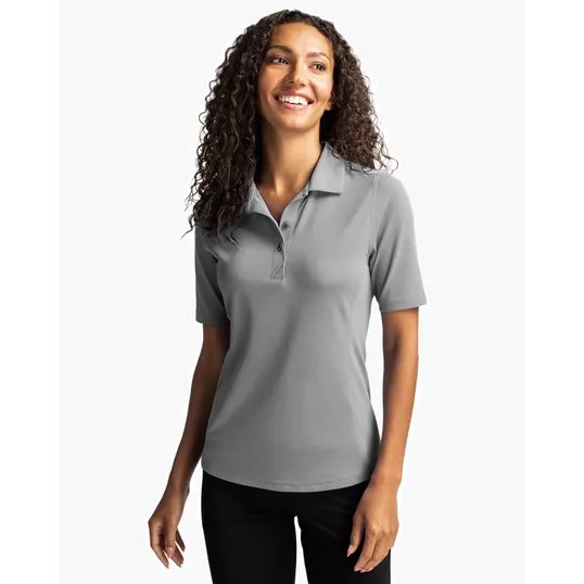 Virtue Recycled Featherlight Pique Womens Polo — view 11