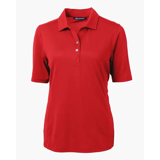 Virtue Recycled Featherlight Pique Womens Polo — view 30