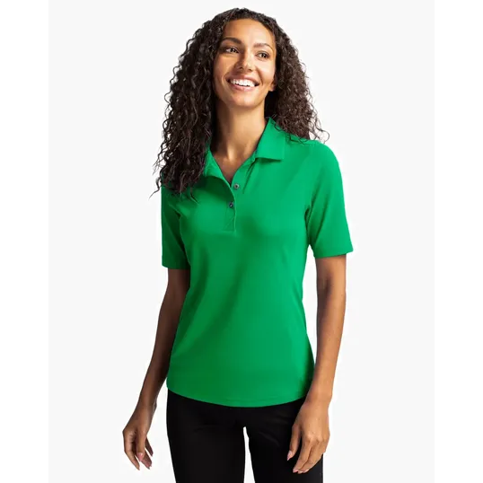 Virtue Recycled Featherlight Pique Womens Polo — view 14