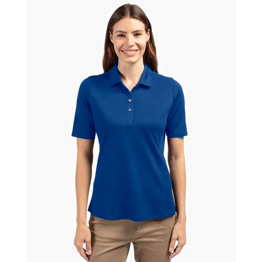 Virtue Recycled Featherlight Pique Womens Polo — view 15