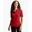 Virtue Recycled Featherlight Pique Womens Polo — view 4