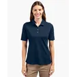 Virtue Recycled Featherlight Pique Womens Polo — view 10