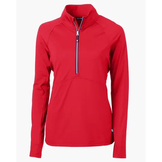 Women's Recycled Soft Knit Stretch Half Zip Pullover — view 24
