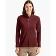 Women's Recycled Soft Knit Stretch Half Zip Pullover — view 3