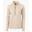 Women's Recycled Soft Knit Stretch Half Zip Pullover — view 48