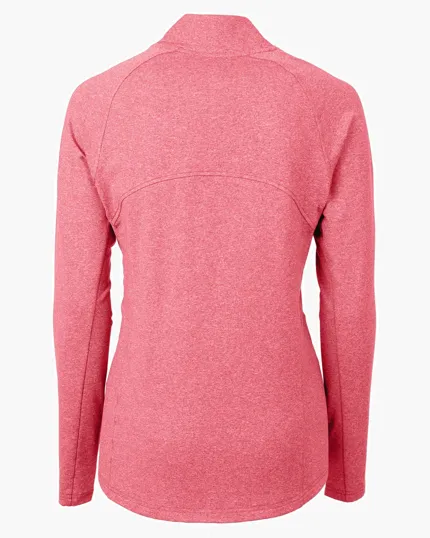 Adapt Recycled Soft Knit Stretch Women's Heathered Full Zip Jacket — view 25