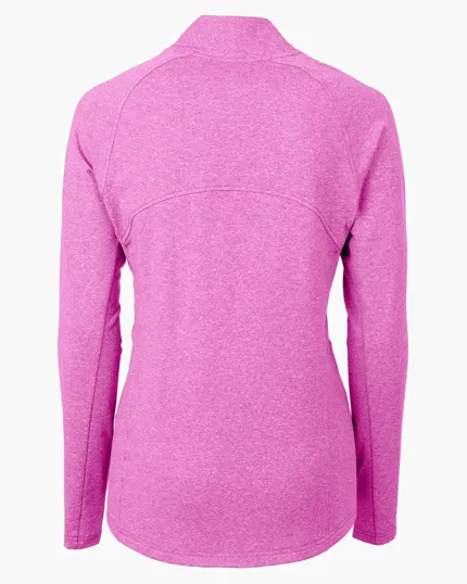 Adapt Recycled Soft Knit Stretch Women's Heathered Full Zip Jacket — view 26