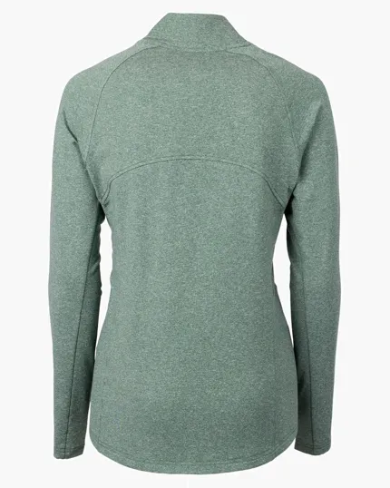 Adapt Recycled Soft Knit Stretch Women's Heathered Full Zip Jacket — view 27