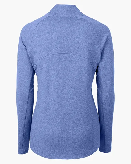 Adapt Recycled Soft Knit Stretch Women's Heathered Full Zip Jacket — view 29