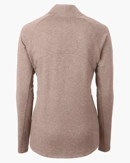 Adapt Recycled Soft Knit Stretch Women's Heathered Full Zip Jacket — view 35