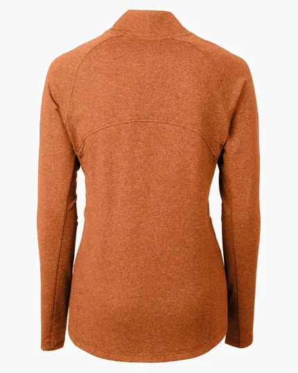 Adapt Recycled Soft Knit Stretch Women's Heathered Full Zip Jacket — view 36