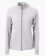 Adapt Recycled Soft Knit Stretch Women's Heathered Full Zip Jacket — view 20