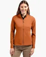 Adapt Recycled Soft Knit Stretch Women's Heathered Full Zip Jacket — view 32