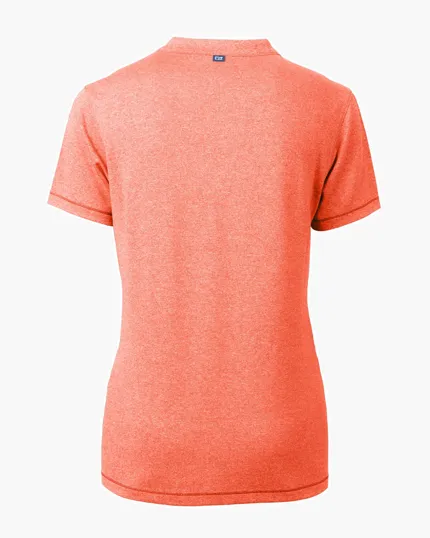 Forge Recycled Four-Way Stretch Heathered Women's Blade Top — view 28