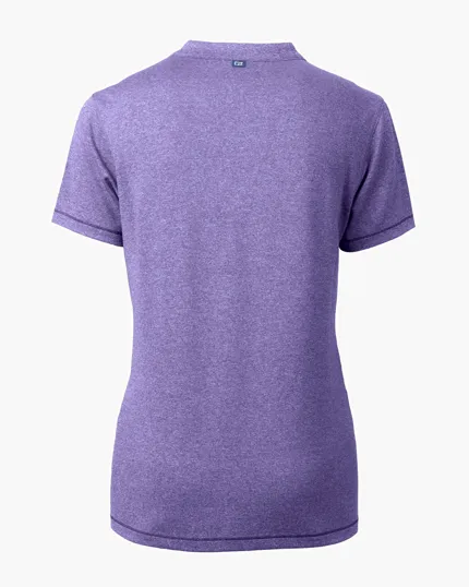 Forge Recycled Four-Way Stretch Heathered Women's Blade Top — view 29