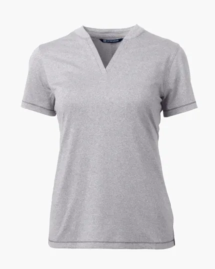 Forge Recycled Four-Way Stretch Heathered Women's Blade Top — view 20