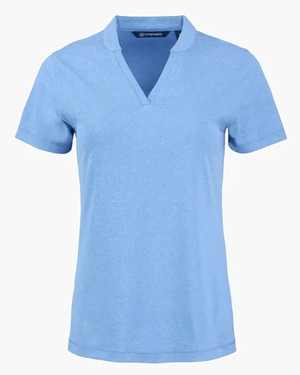 Forge Recycled Four-Way Stretch Heathered Women's Blade Top — view 21