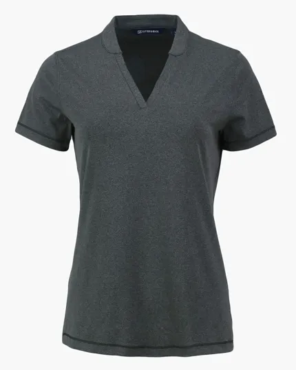 Forge Recycled Four-Way Stretch Heathered Women's Blade Top — view 22