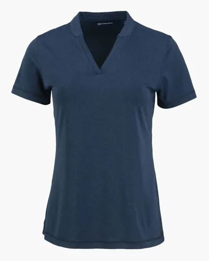 Forge Recycled Four-Way Stretch Heathered Women's Blade Top — view 24