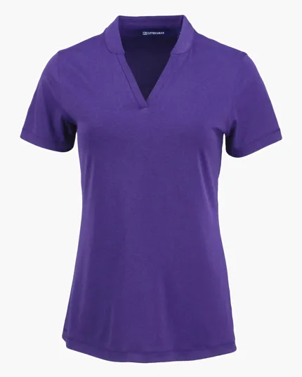 Forge Recycled Four-Way Stretch Heathered Women's Blade Top — view 25