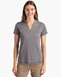Forge Recycled Four-Way Stretch Heathered Women's Blade Top