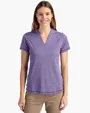 Forge Recycled Four-Way Stretch Heathered Women's Blade Top — view 3