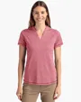 Forge Recycled Four-Way Stretch Heathered Women's Blade Top — view 4