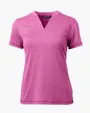 Forge Recycled Four-Way Stretch Heathered Women's Blade Top — view 18
