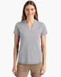 Forge Recycled Four-Way Stretch Heathered Women's Blade Top — view 7