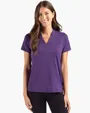 Forge Recycled Four-Way Stretch Heathered Women's Blade Top — view 12