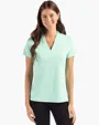 Forge Recycled Four-Way Stretch Heathered Women's Blade Top — view 13